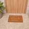 Natural Coir Door Mat with Non-Slip Backing, Indoor Outdoor Entry Doormat